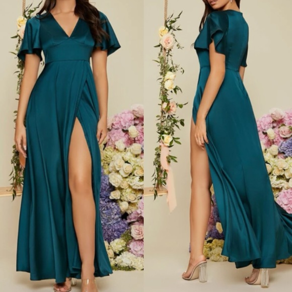 Luxurious formal wedding party evening maxi dress - Picture 5 of 7